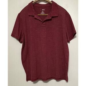 Sonoma Brick Red Polo Short Sleeve Shirt Size XXL